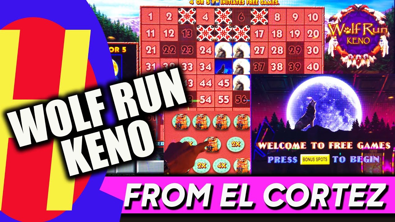 Wolf Run KENO from El Cortez Las Vegas #KENONATION