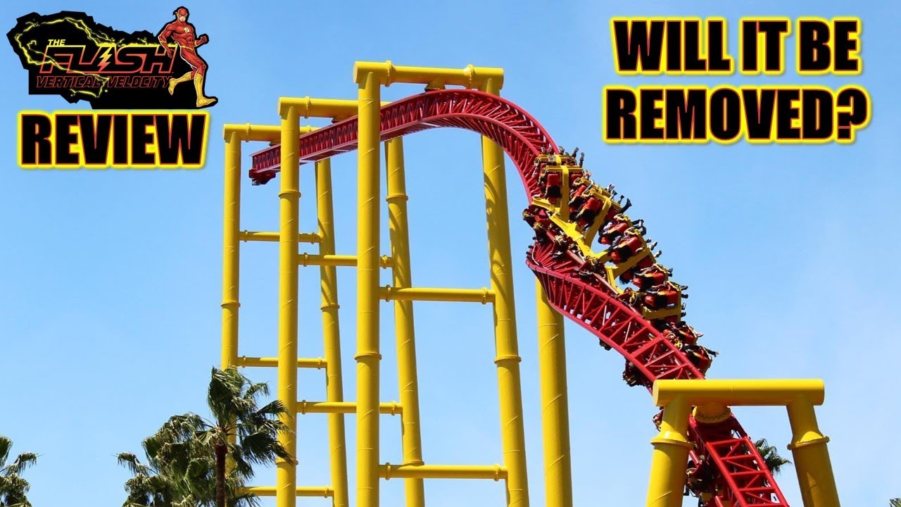 Flash Vertical Velocity Review, Six Flags Discovery Kingdom Impulse Coaster | Will it be Removed?