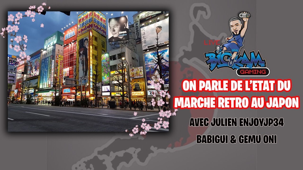 Live On parle de l'état du marché rétro au japon Feat J.Rodriguez Babigui et Gemu Oni