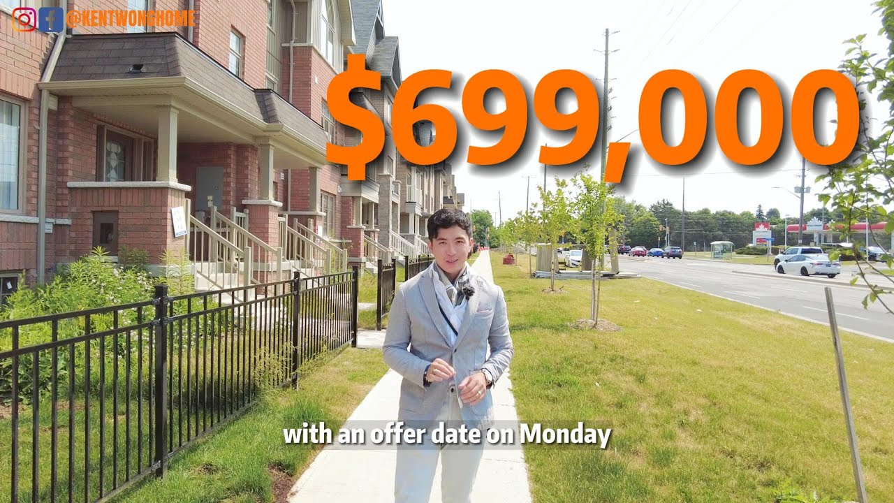 INSIDE a $699,000! Townhouse in WHITBY CANADA | Comes with Characters| IS IT WORTH IT ????