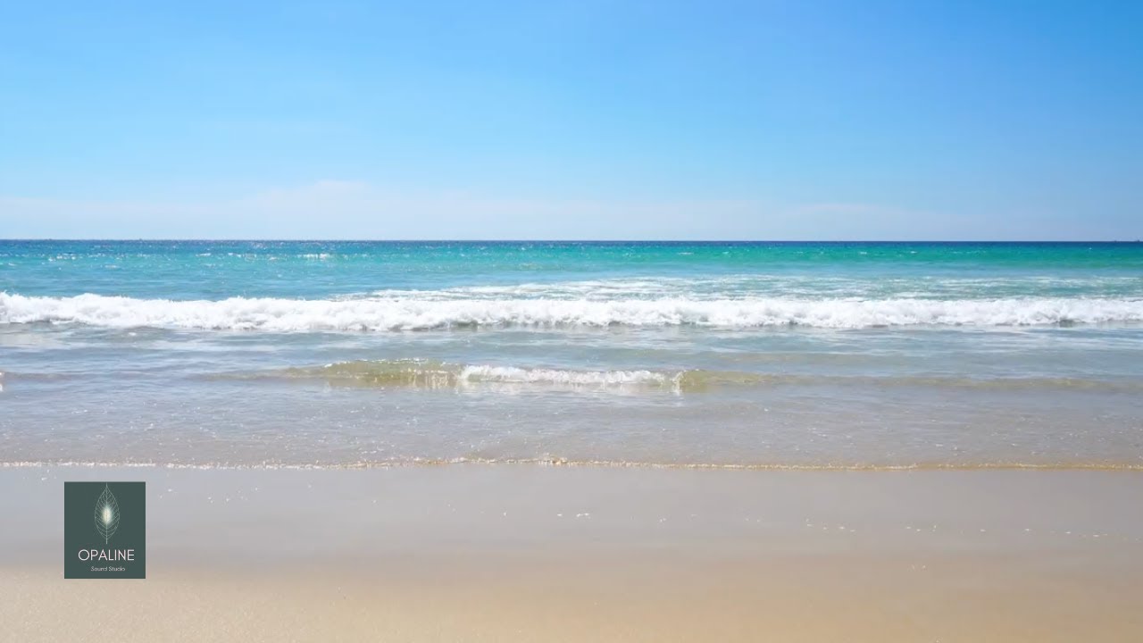 Peaceful Ocean Waves for Sleep, Study or background Sounds (10 Hours, No Music, ASMR)