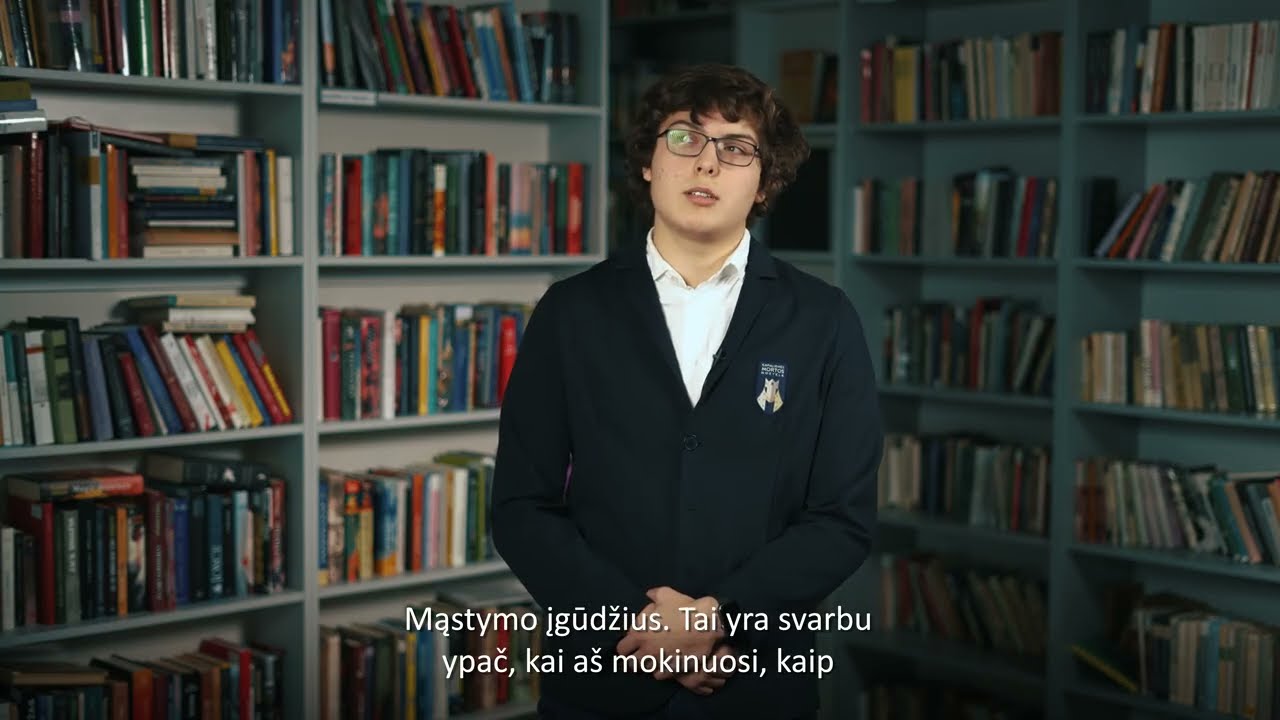 KMM mokiniai apie IB MYP. Lukas