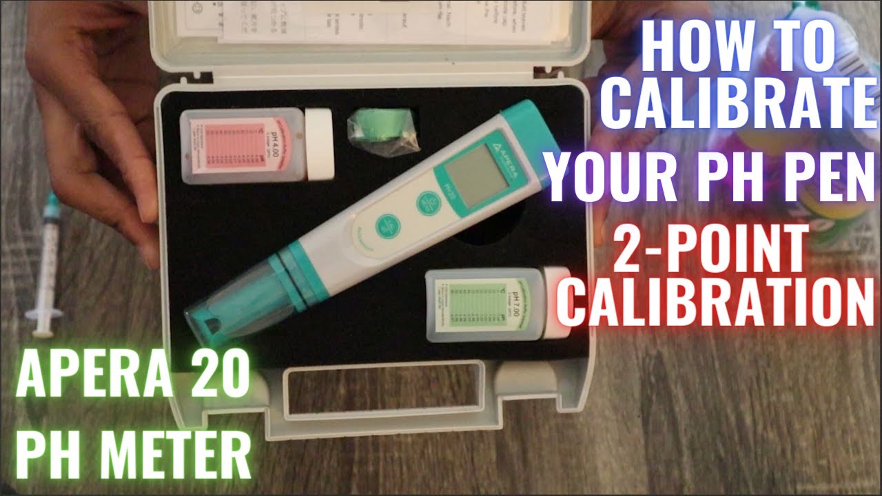 HOW TO CALIBRATE A PH PEN CORRECTLY (2 - POINT CALIBRATION)(APERA20 PH METER):