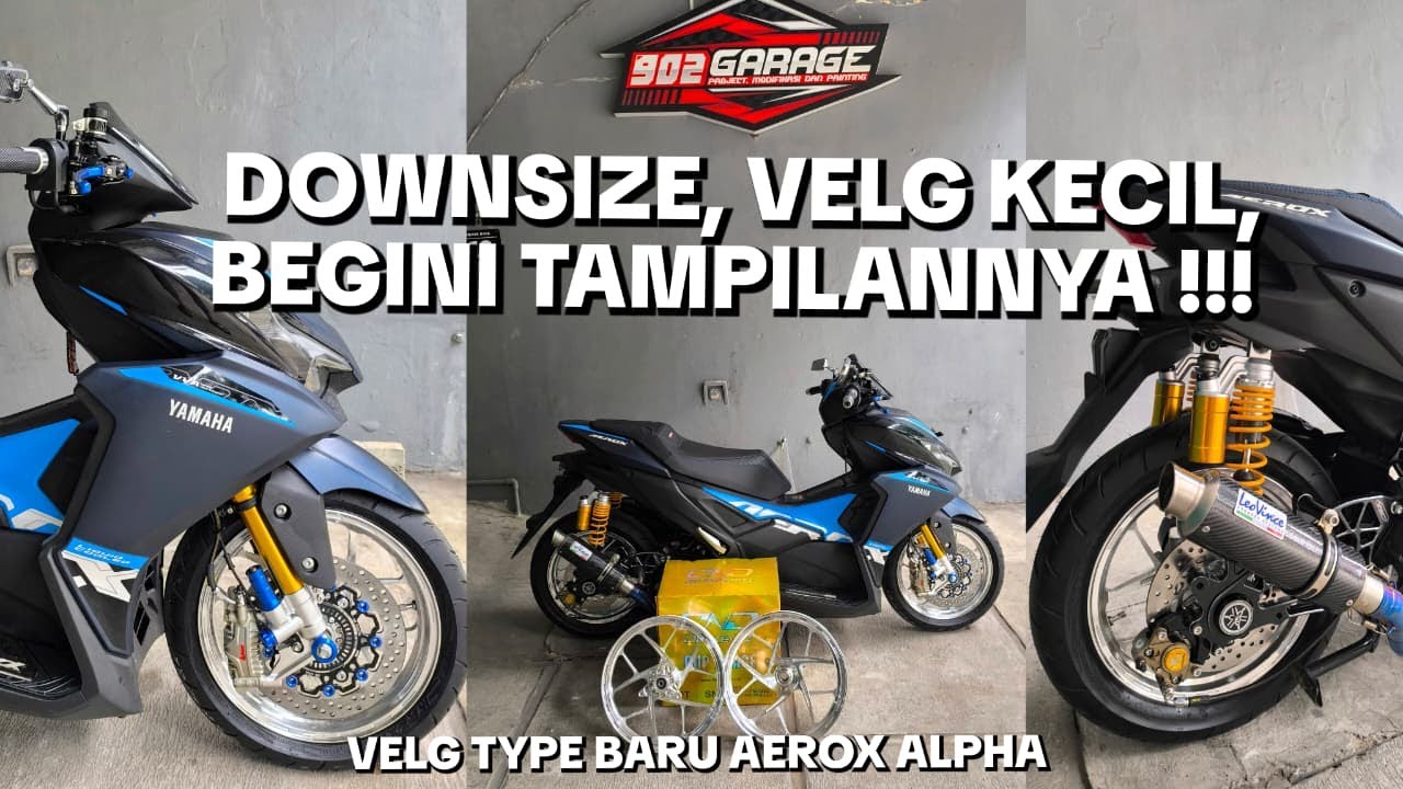 PAKAI VELG MODEL BARU AEROX ALPHA