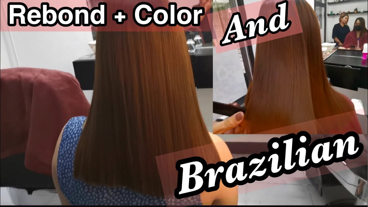 Rebond + Color and Brazilian | Step by step tutorial JustMj Garin