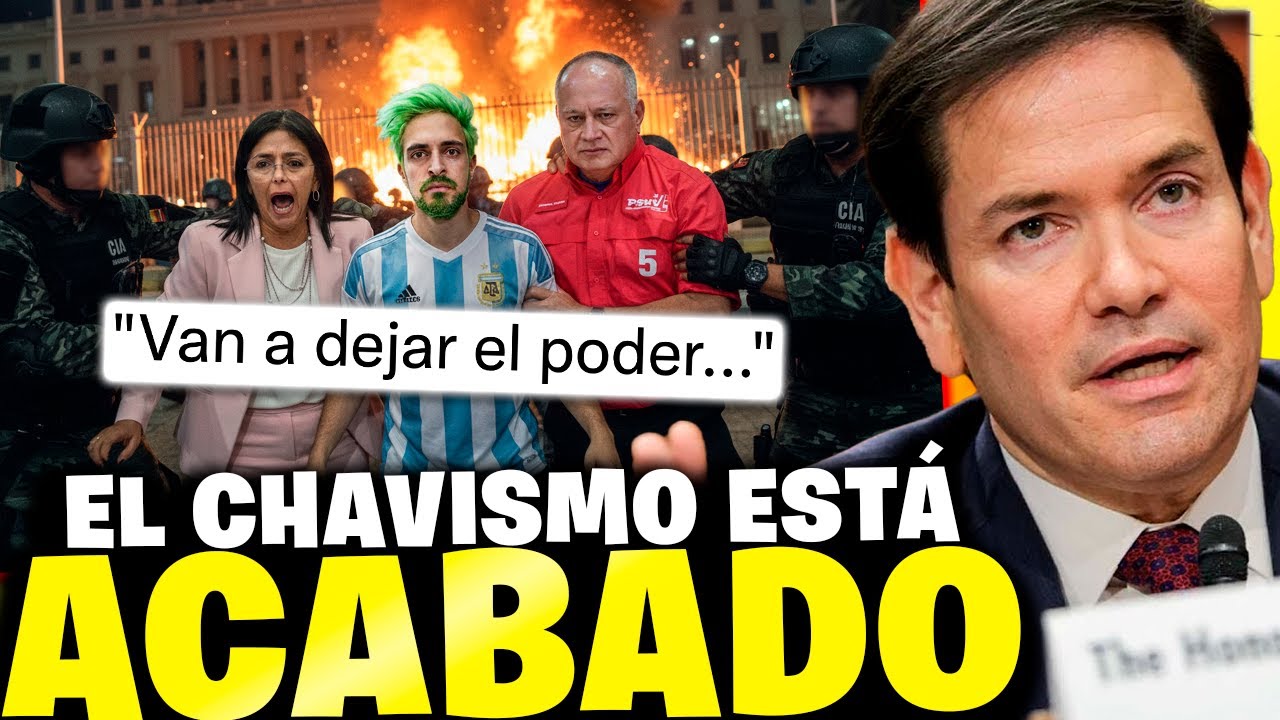 Marco Rubio lo CONFIRMA: el CHAVISMO está ACABADO ☠️ Venezuela entra en TRANSICIÓN