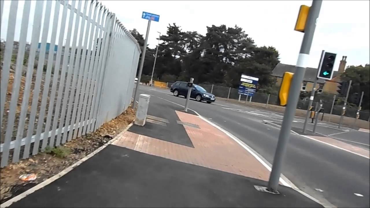 Brampton cycle route to Huntingdon town centre