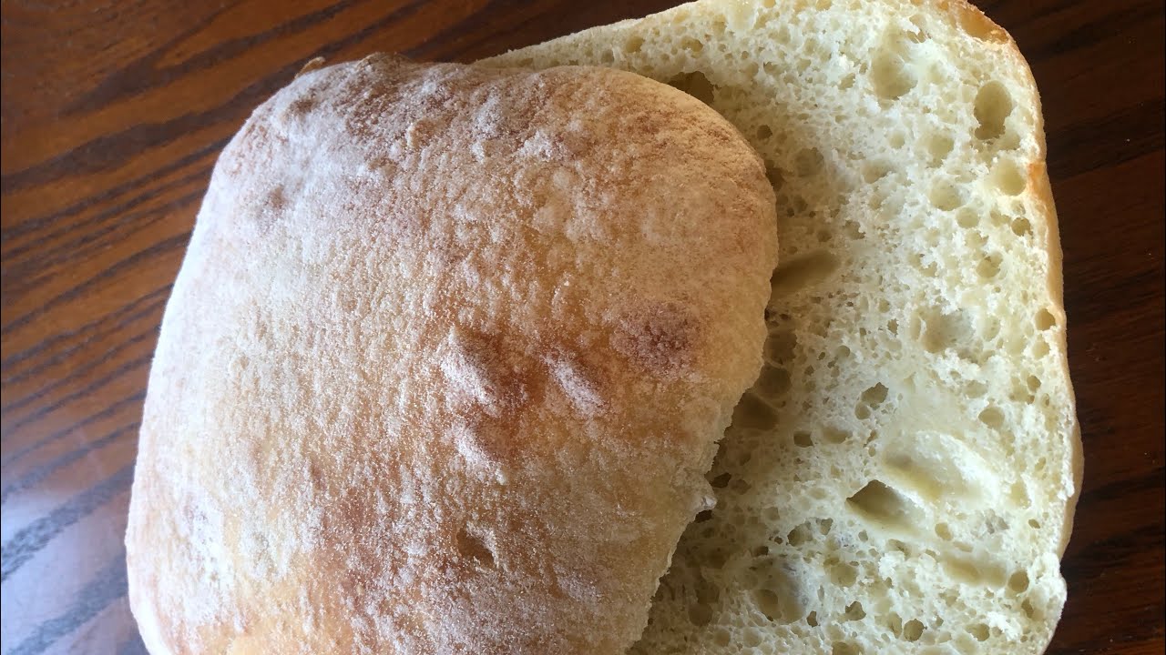 100% Hydration ciabatta Bread
