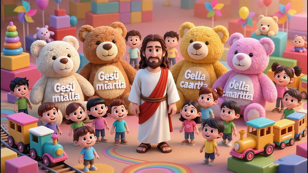 🥁 Battiamo le Mani per Gesù 🇮🇹 Canzoni Religiose per Piccoli - Ritmo e Gioia ✝️