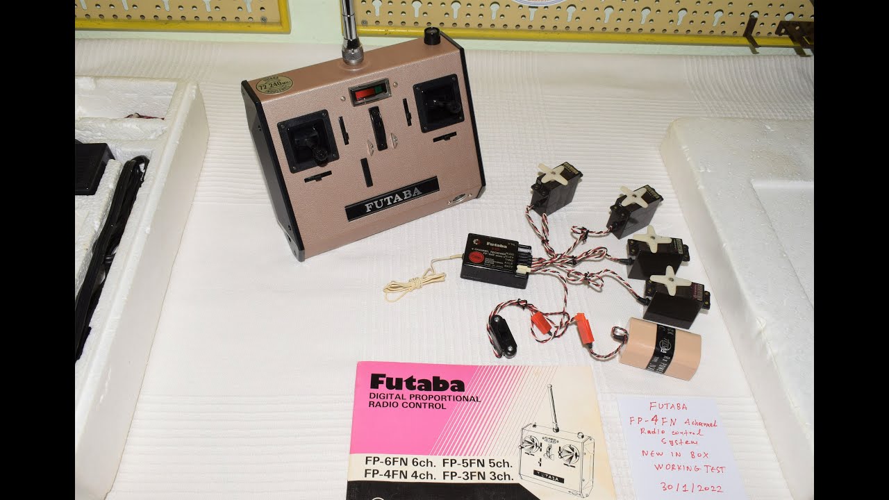 NIB Futaba FP-4FN Radio Control System working/functionality test