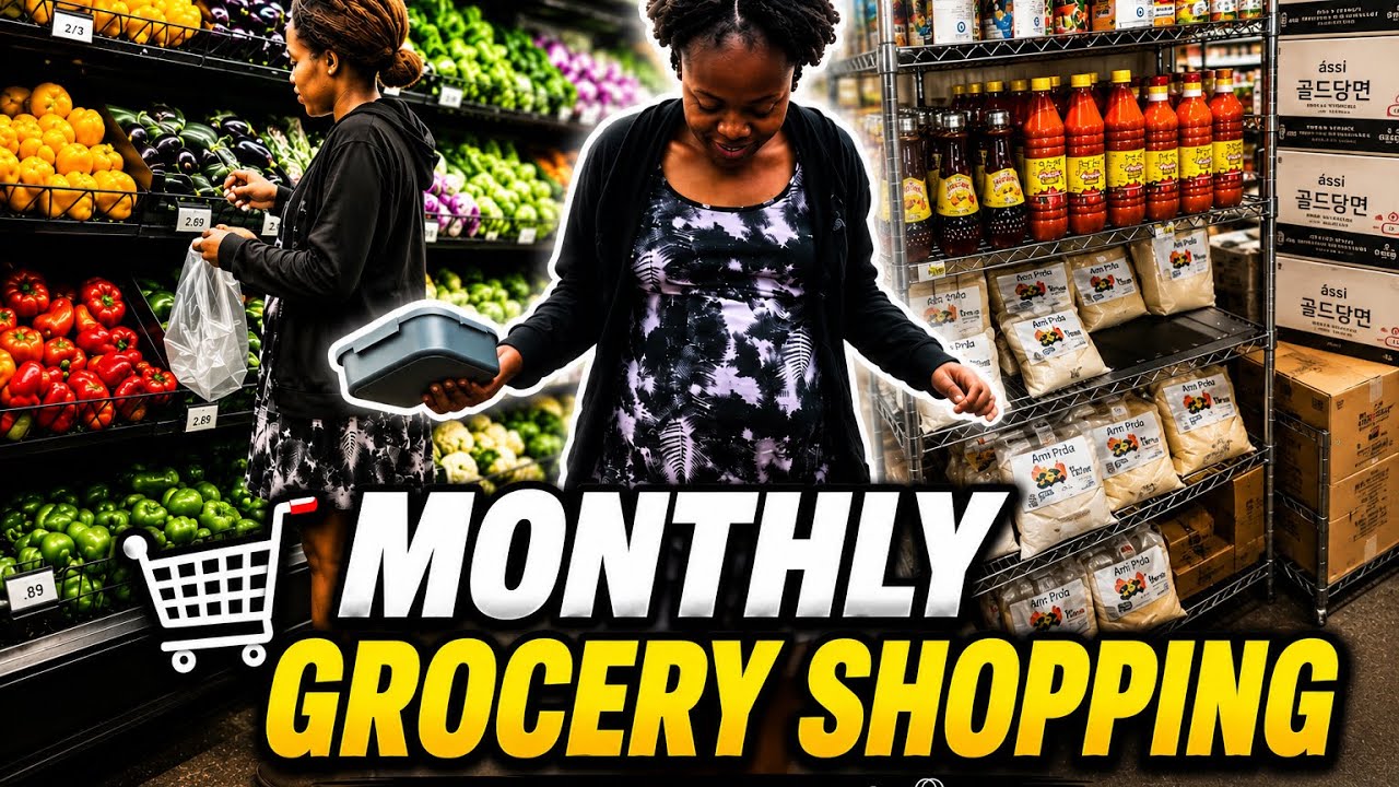 🛒 Ежемесячный закуп продуктов | Реалистичный продуктовый хаул из 2 магазинов!