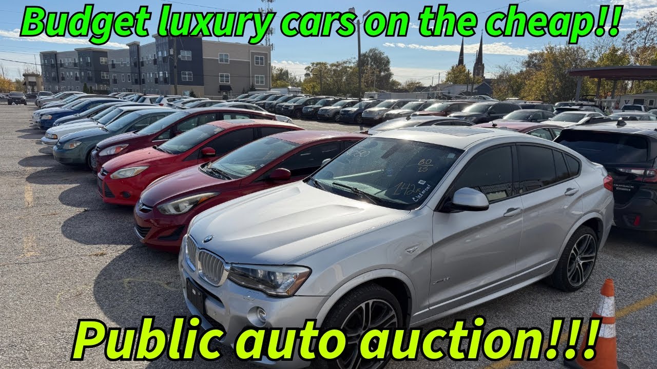 Low buck luxury cars at the public auto auction