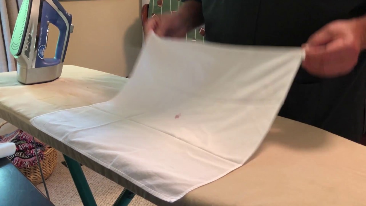 How to properly iron a corporal