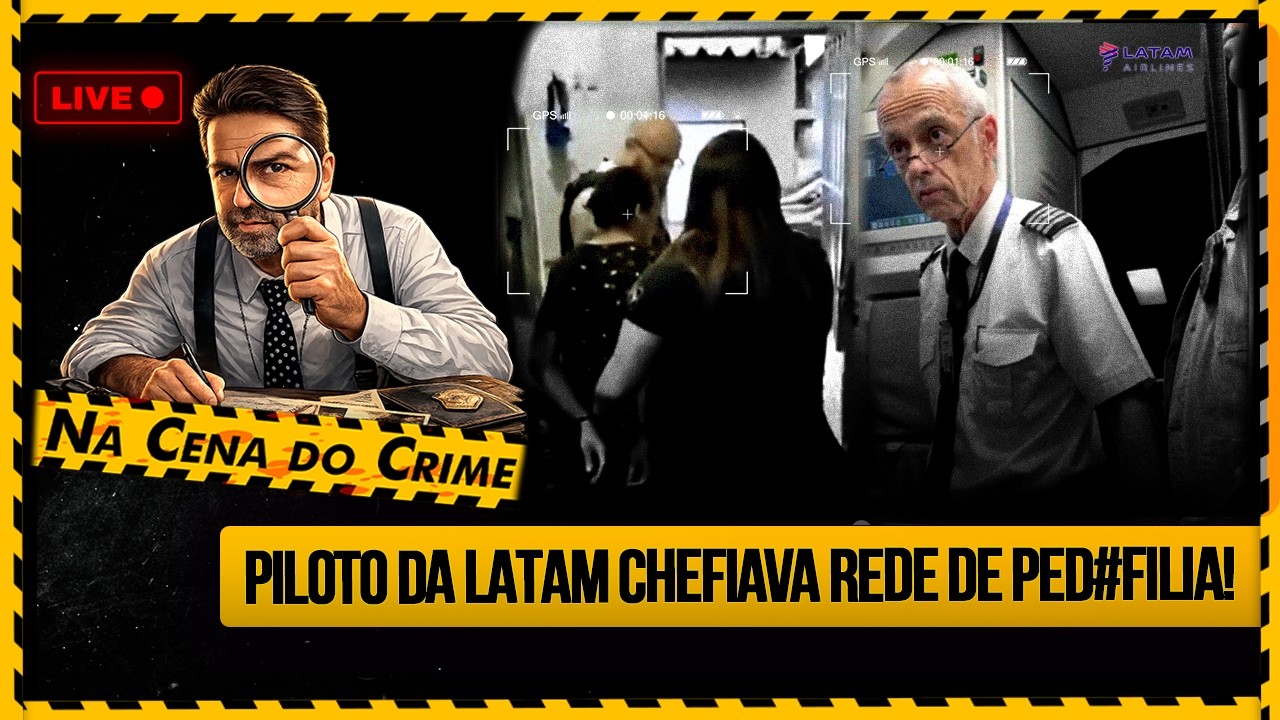 [Ao Vivo] Piloto da Latam era Chefe de uma Rede de Ped#filia! | Nova Testemunha contra Rene Junior!