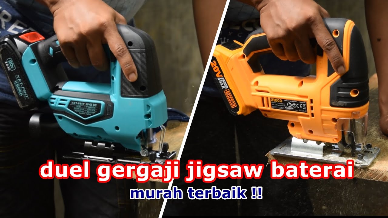 mana paling bagus?? komparasi jigsaw cordless murah terbaik!! INGCO CJSLI8501 vs NRT PRO JV65DC