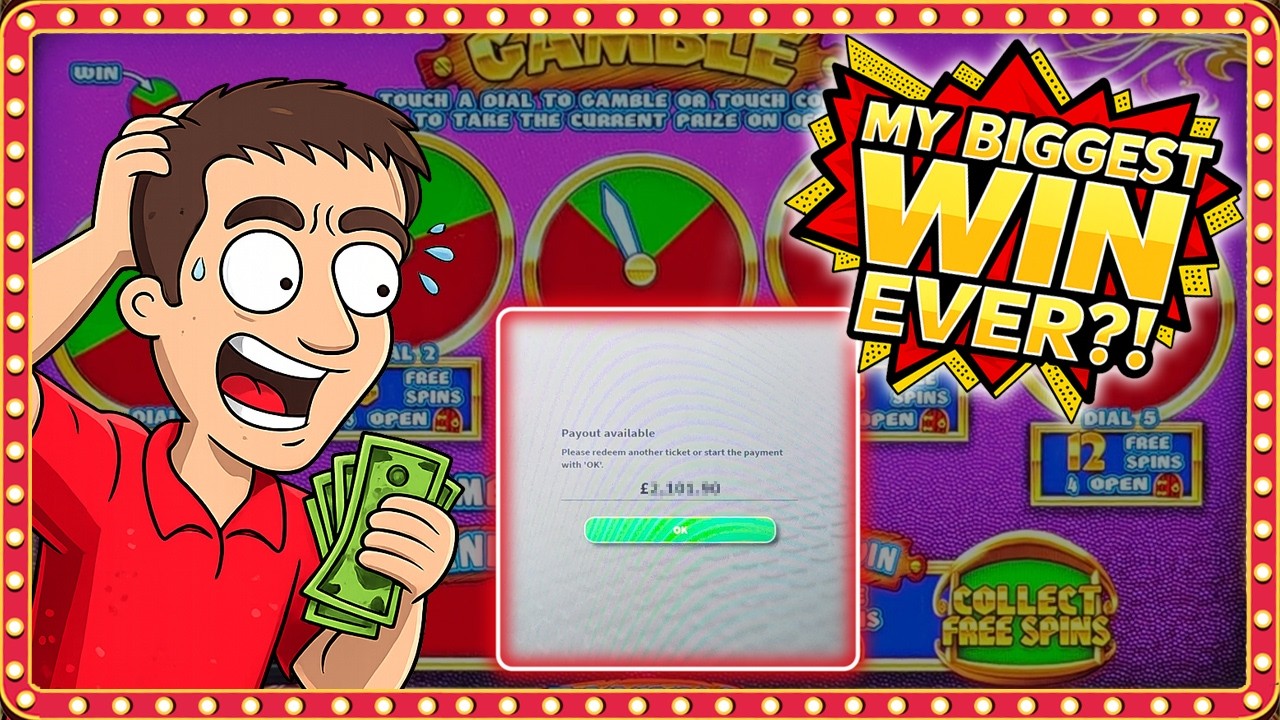 My Biggest Slots Win EVER!!