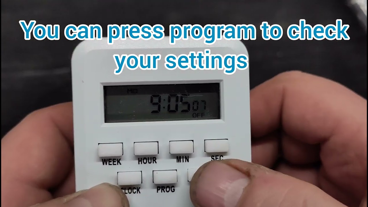 Smart timer settings