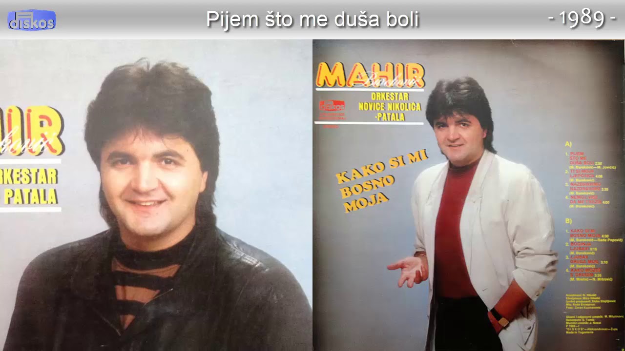 Mahir Burekovic - Pijem sto me dusa boli - (Audio 1989)
