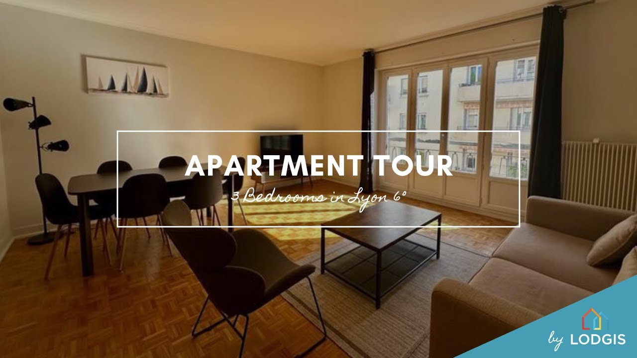 Apartment Tour // Furnished  113m2 in Lyon– Ref : 4L623700