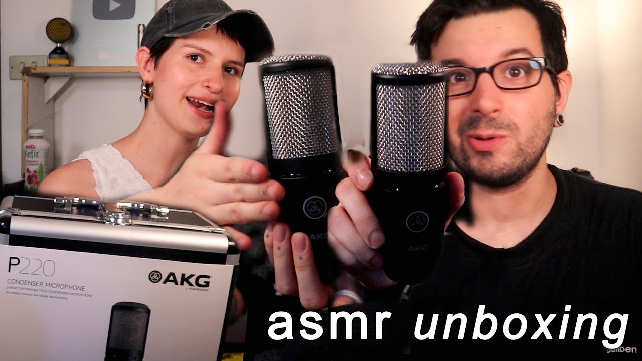 asmr UNBOXING nuevos MICROFONOS para ASMR