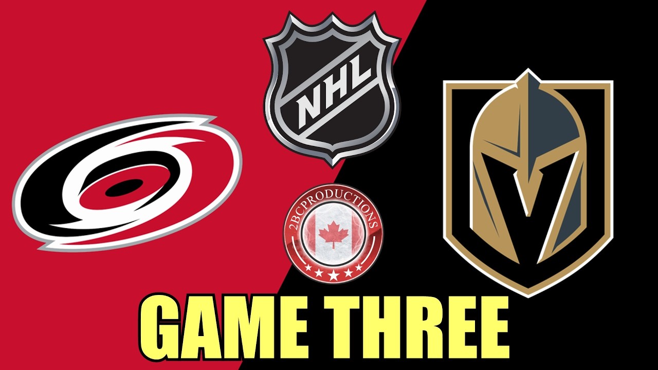 Vegas Golden Knights vs Carolina Hurricanes Game Three w/Johnny