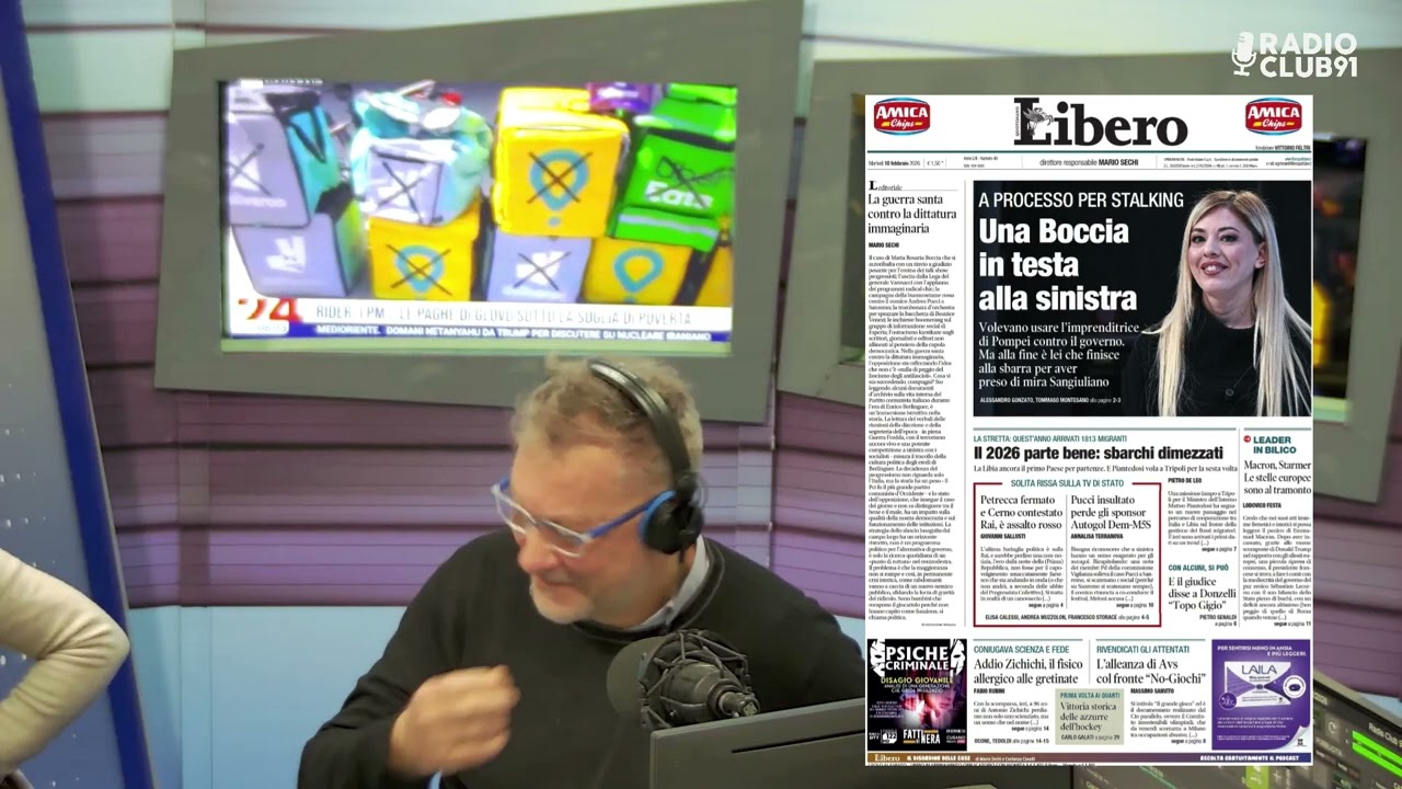 Rassegna stampa: Bad Bunny al SuperBowl, Meloni-Mertz e la cronaca locale.