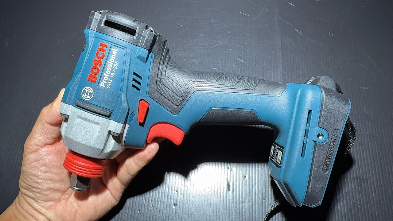BOSCH GDX 18V-285 CORDLESS IMPACT DRIVER/WRENCH ยืม บล๊อกกระแทก มีโหมดชะลอถอดนัท และไขเหล็กหลังคา