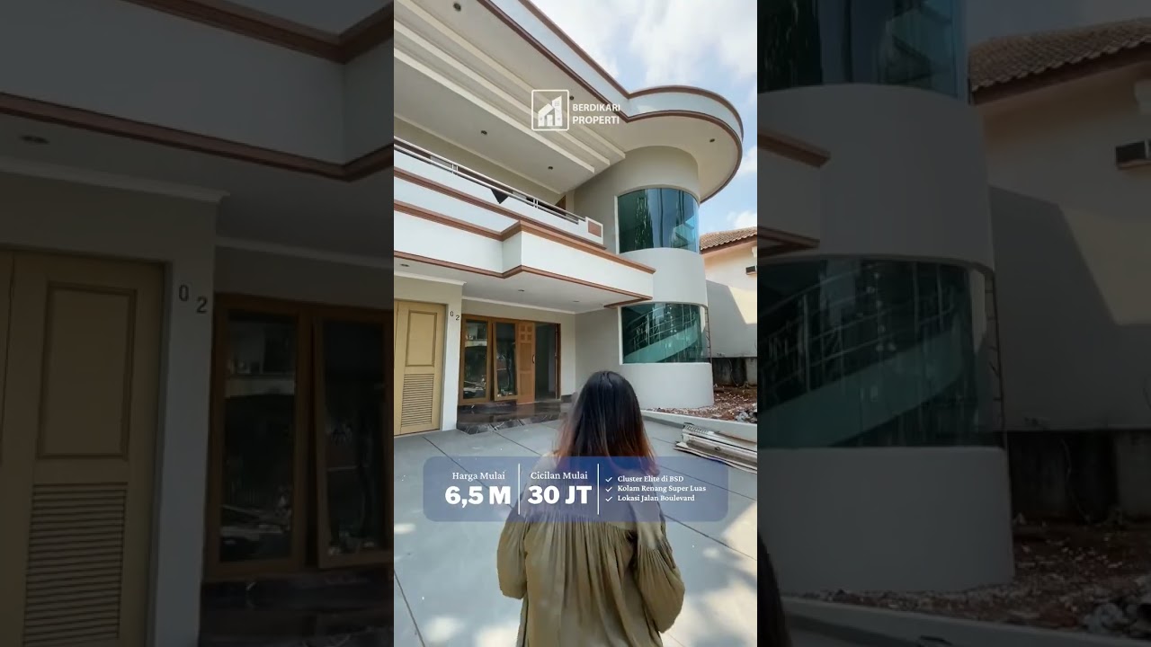 Rumah Sultan BSD!! #property #investasi #rumahmewah #rumahmewah #fyp #fypシ #shorts