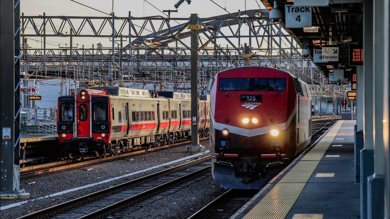 New Haven line: Post-open house rail action in New Haven, CT