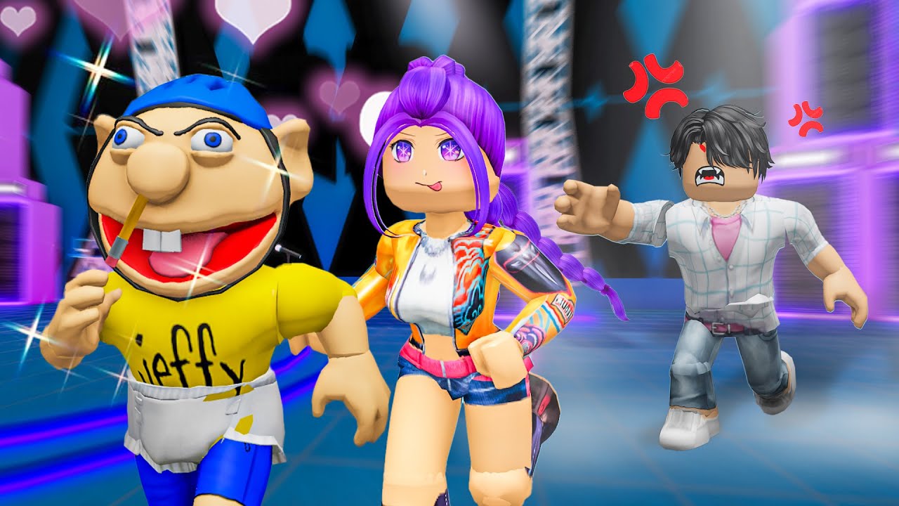 Jeffy and RUMI LOVE TRIANGLE?! 💗| Kpop Demon Hunters - Roblox