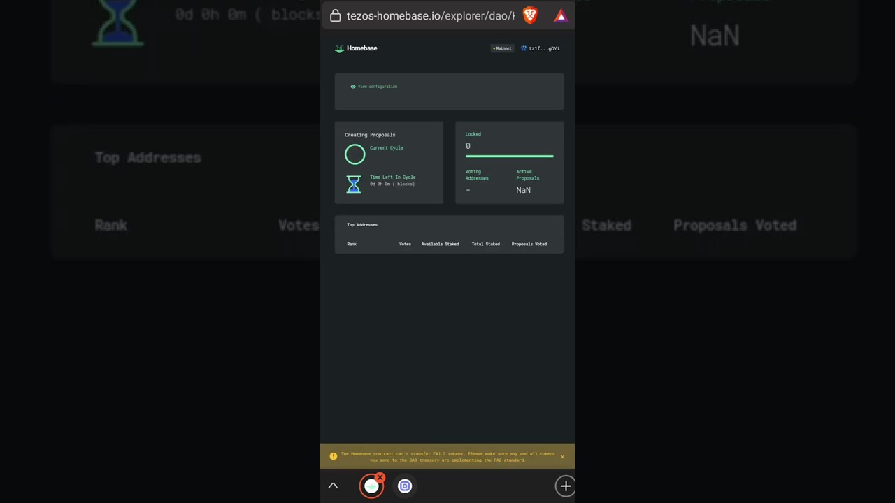 Tezos Homebase DAO Platform