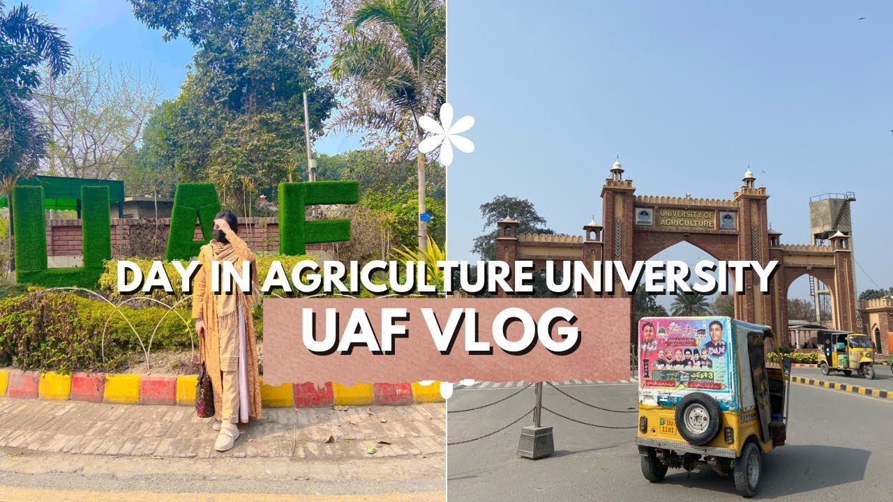 Day In AGRICULTURE UNIVERSITY FAISALABAD | GCUF | University Life | Malaika Mushtaq