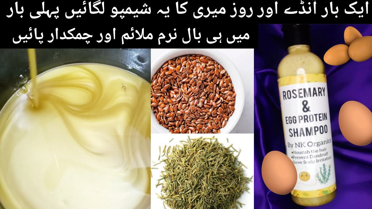 Homemade Organic Egg Shampoo For Silky Smooth Shiny Hair|Control Hair Fall|For Longer Thicker Hair