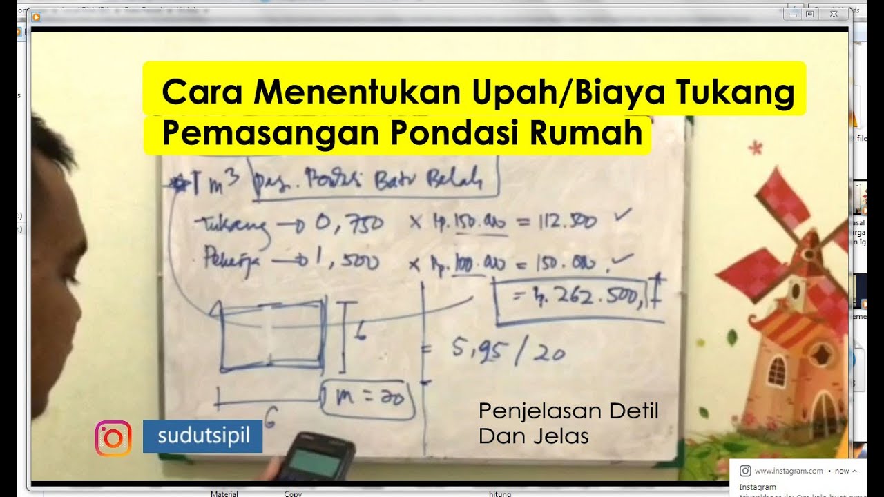 Menentukan Upah - Biaya Pemasangan Pondasi Rumah | Borongan - Harian ? Begini Caranya