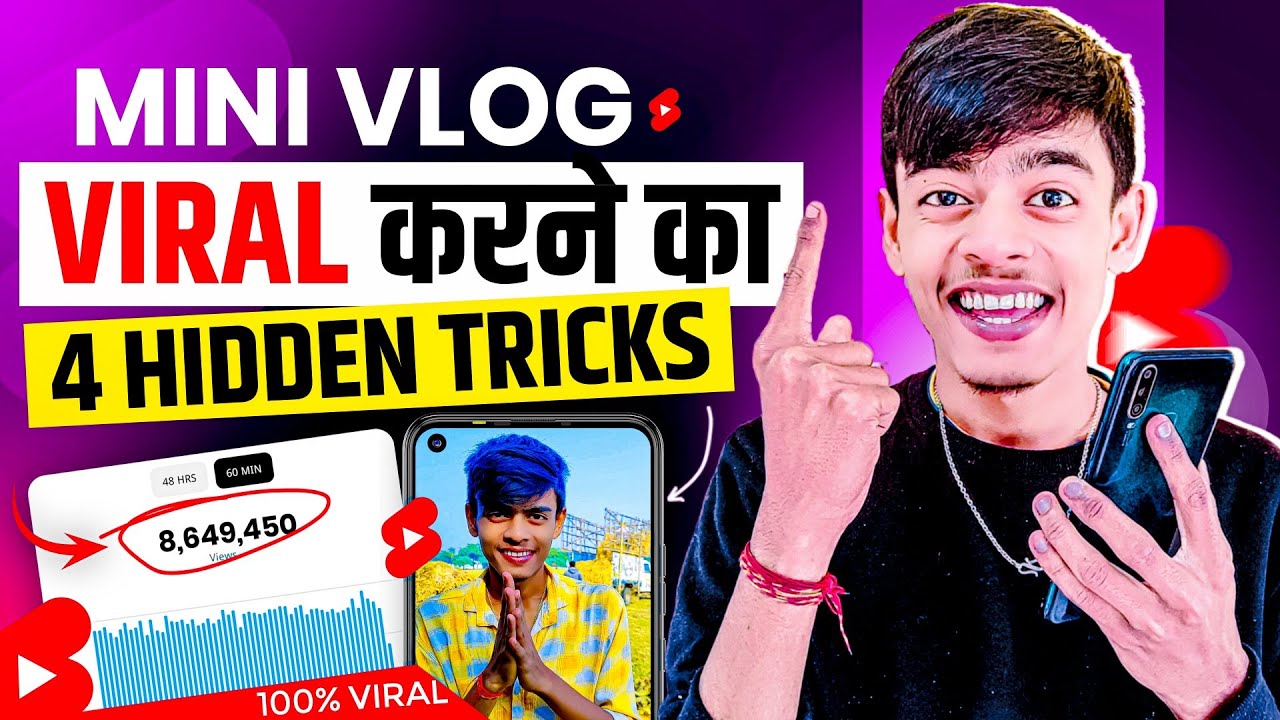 How To Viral Mini Vlogs On YouTube 😨!! Mini Vlogs Viral Karne Ka Sahi Tarika 🔥@Shuvo Paul Vlogs