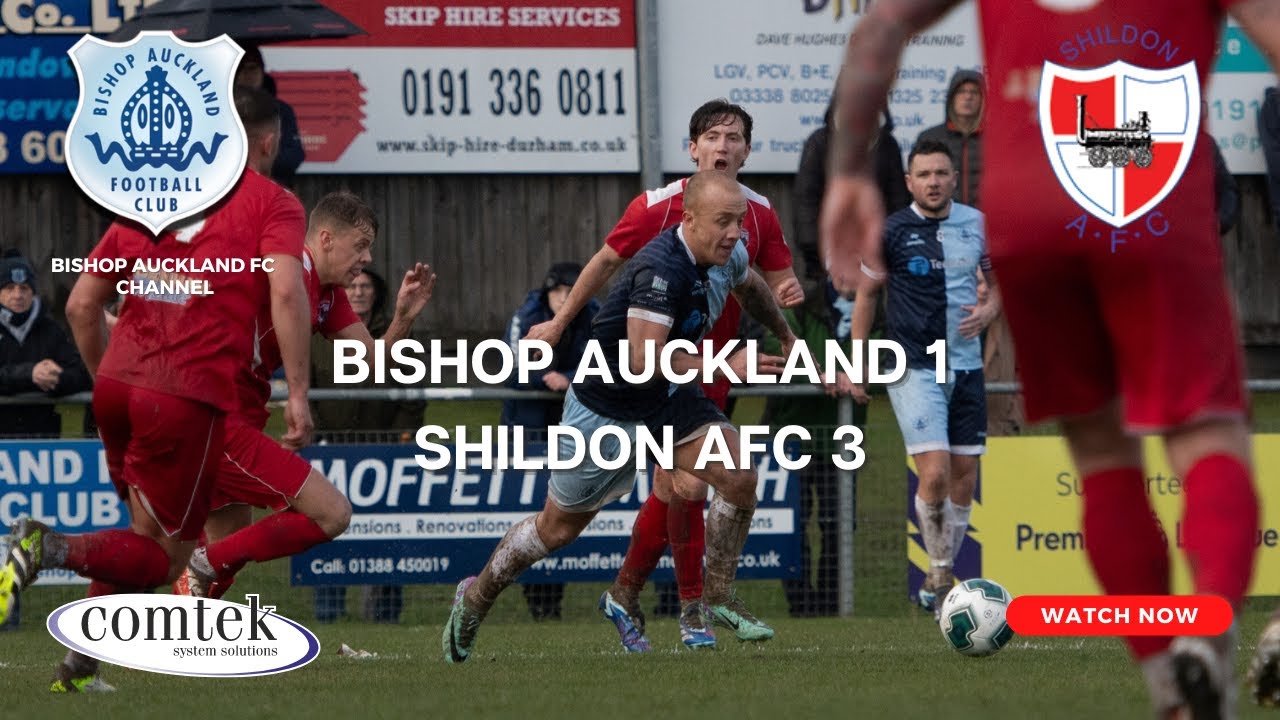 Bishop Auckland v Shildon AFC April 1st, 2024 3pm Kick Off Highlights
