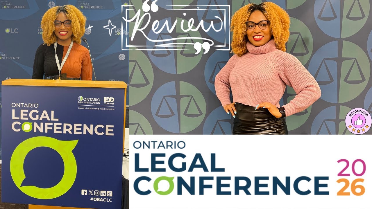 My UNFILTERED Experience | Networking | 2026 OBA Ontario Legal Conference with Lawyers 🇨🇦 👩🏽‍👩🏽‍⚖️