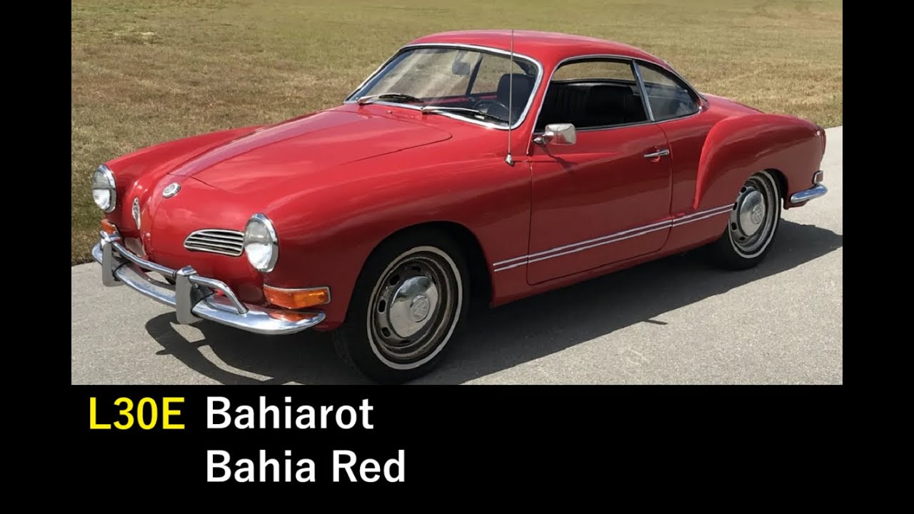 47. FACTORY COLORS VW KARMANN GHIA TYP 14 1955 -1974