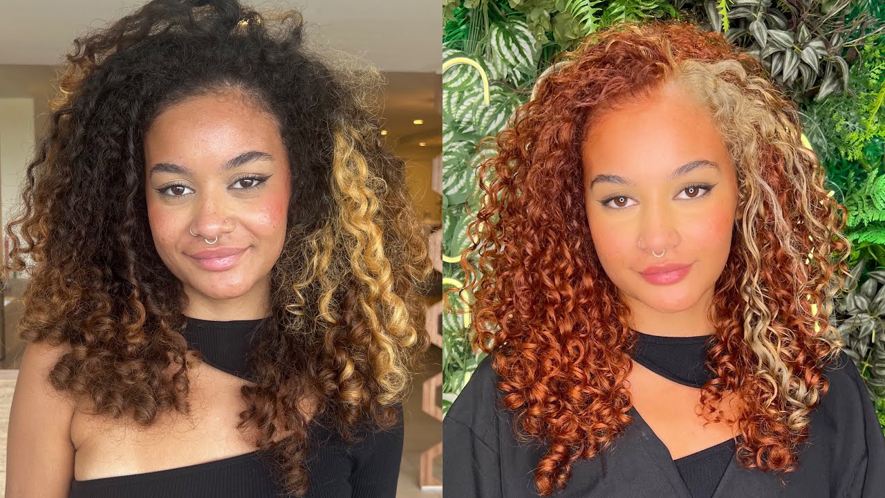 Ruivo sem descolorir - cabelo com tinta