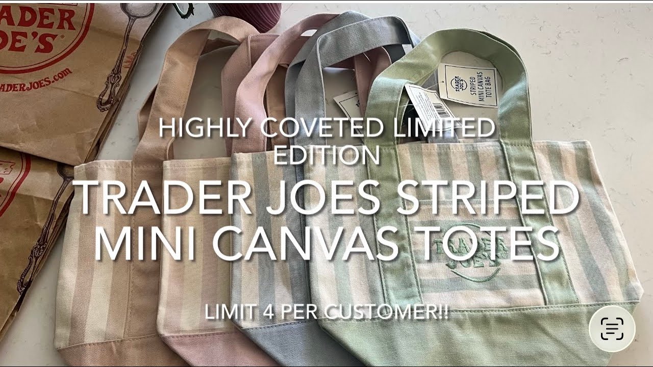 ПОЛОСАТЫЕ МИНИ-СУМКИ-ТОУТ ОТ TRADER JOE&rsquo;S Летняя коллекция!! Уже в продаже!! УСПЕЙТЕ КУПИТЬ, ПОКА...
