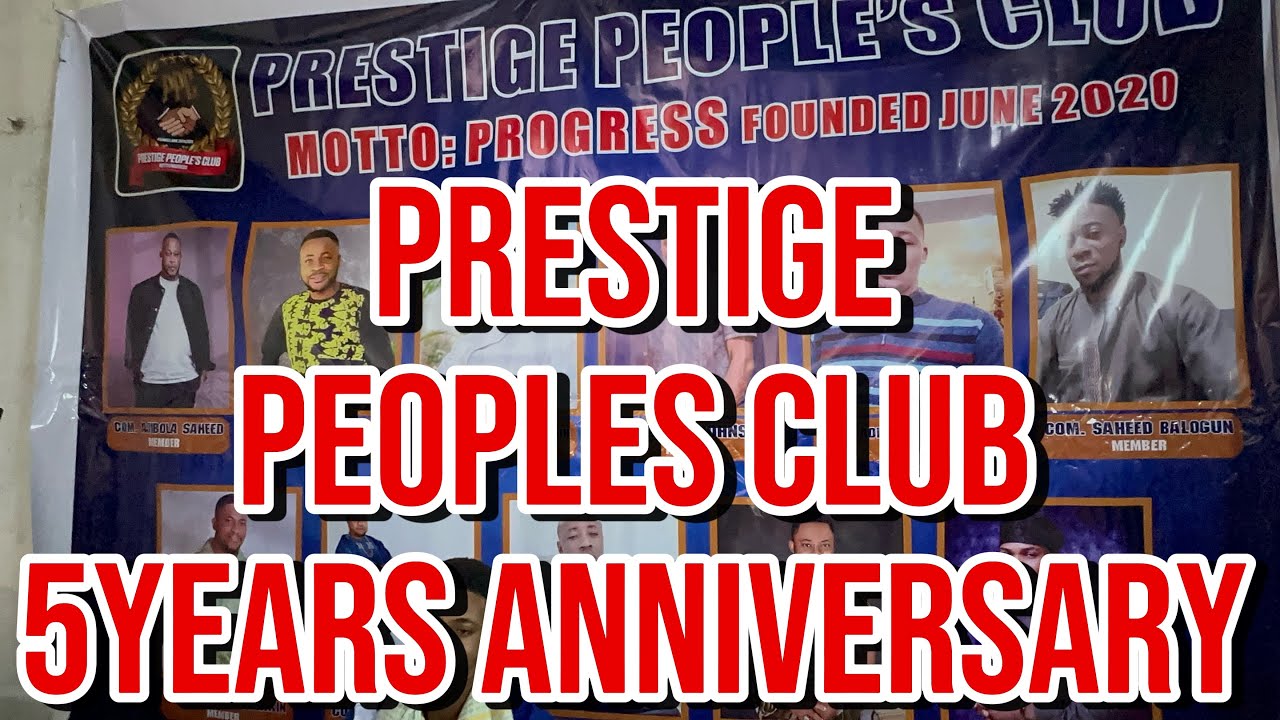 PRESTIGE PEOPLES CLUB 5 YEARS ANNIVERSARY, MUSIC BY PHENOMENAL 
