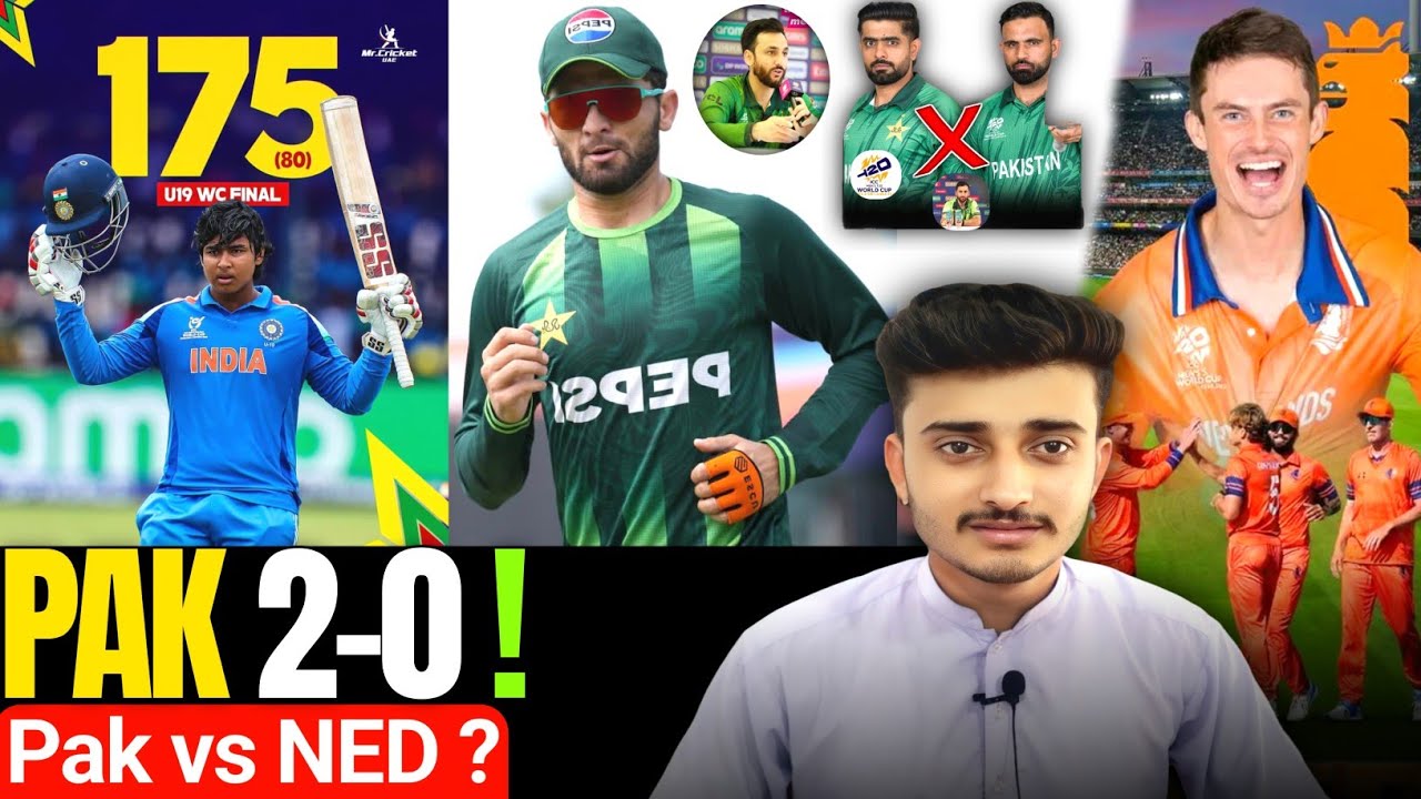 T20 world Cup 2026: PAK vs NED Pakistan cricket team Salman Ali Agha | vaibhav Suryavanshi