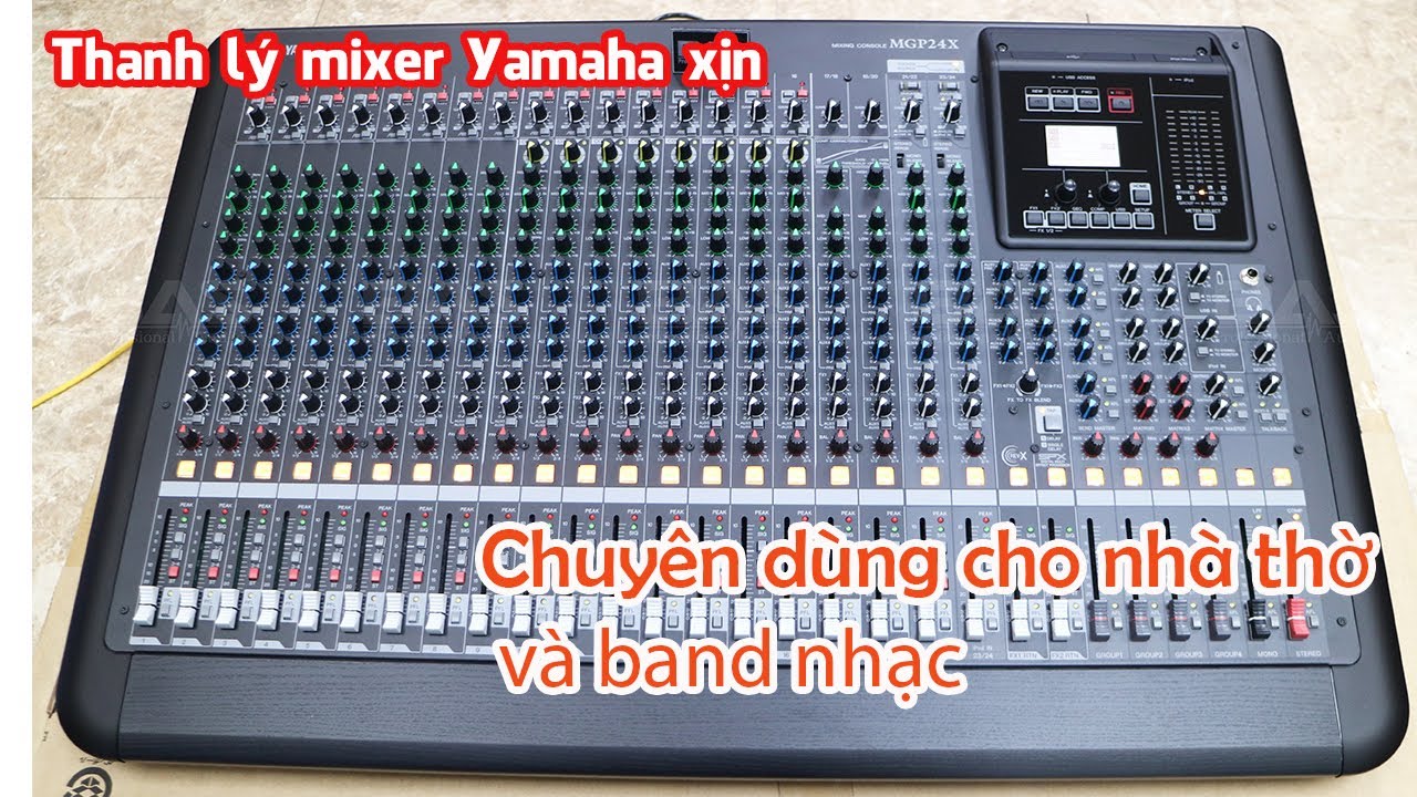 Thanh lý mixer Yamaha MGP24X xịn, chuyên dùng cho nhà thờ và band nhạc