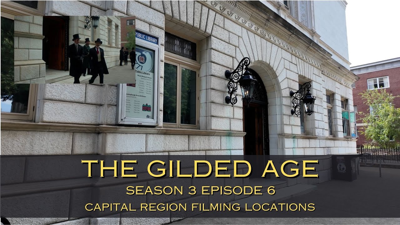 Troy Public Library: Where the Shocking Accident Scene Was Filmed for THE GILDED AGE Season 3 #hbo