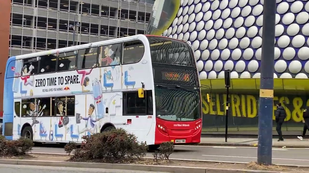 National Express West Midlands Enviro 400 4926 Bus Route 45 Longbridge 