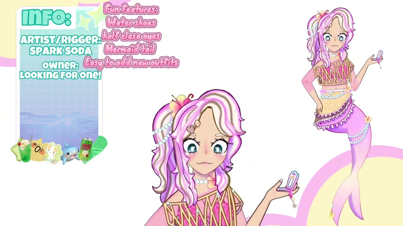 Neapolitan Mermaid Vtuber Showcase