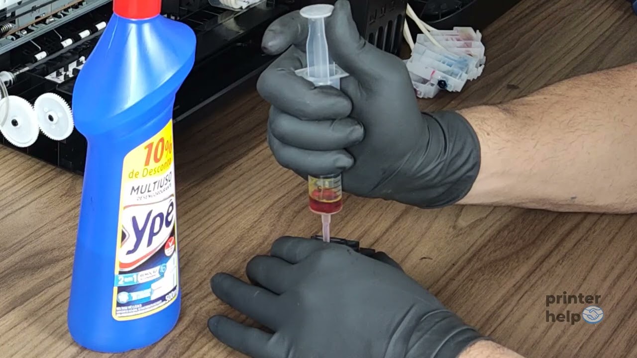 Desentupimento de Cabeçote EPSON - SEM QUEIMAR