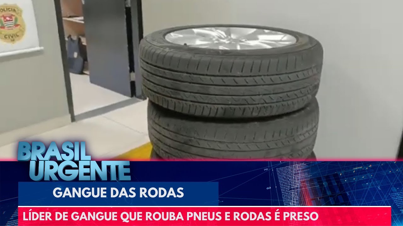 Líder de gangue que rouba pneus e rodas é preso | Brasil Urgente