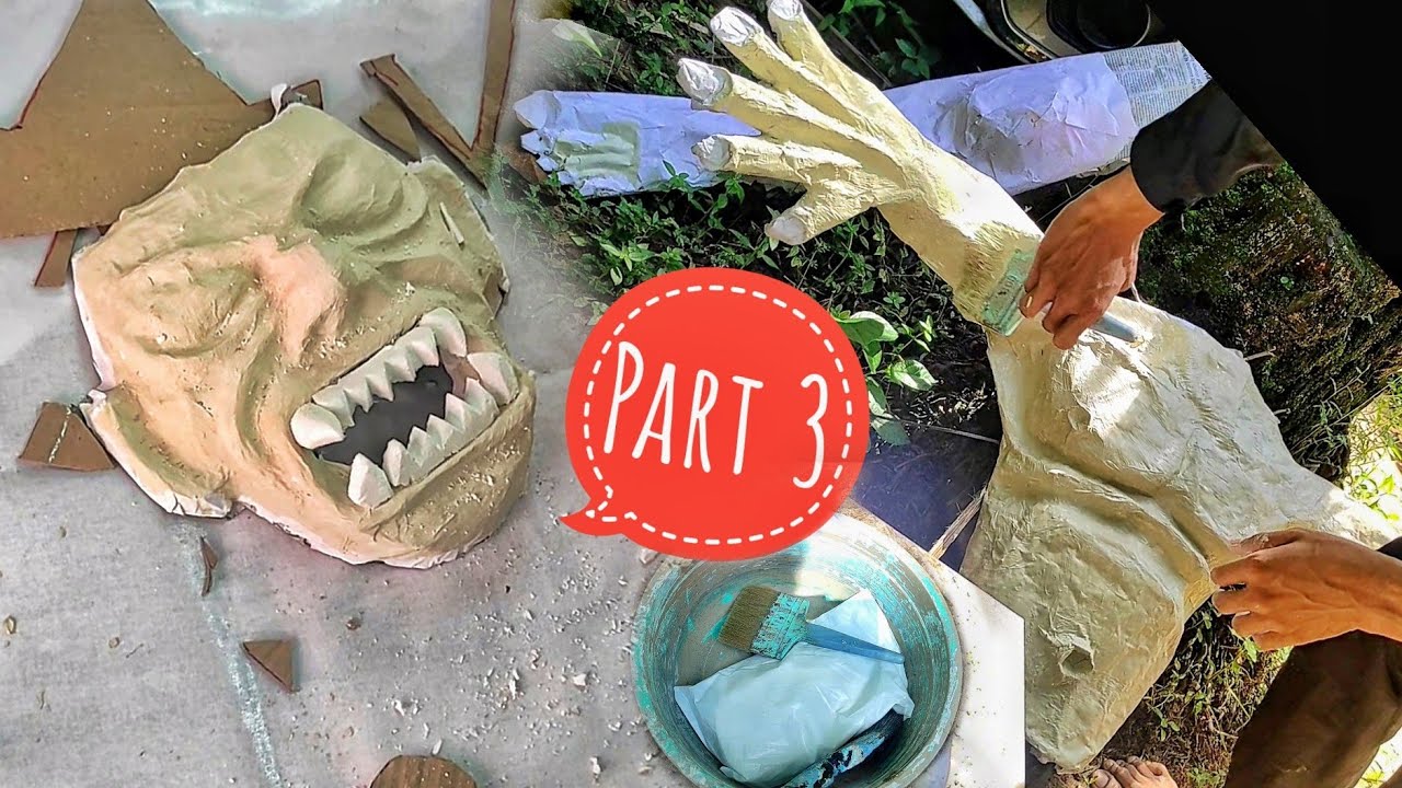 Ravan Making part 3 | How to make Ravan at Home step by step Guide | Ravan Making | Narkasur in Goa