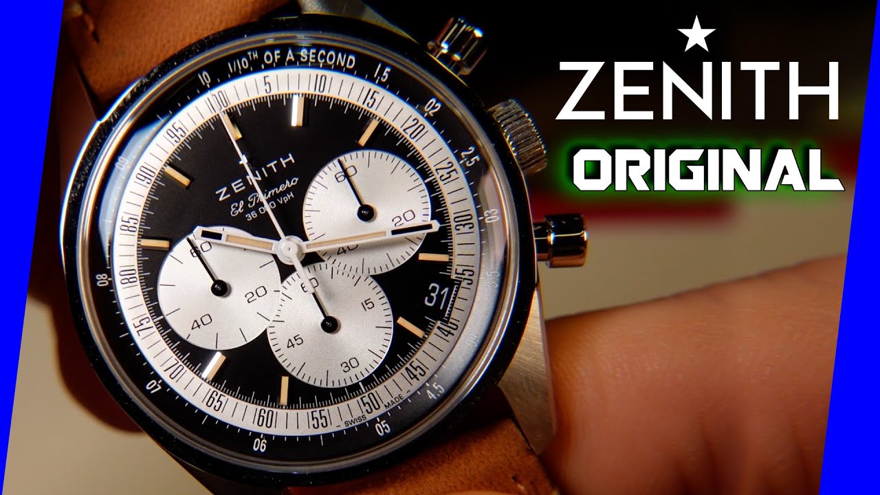 Zenith Chronomaster Original El Primero Watch Review - Reverse Panda